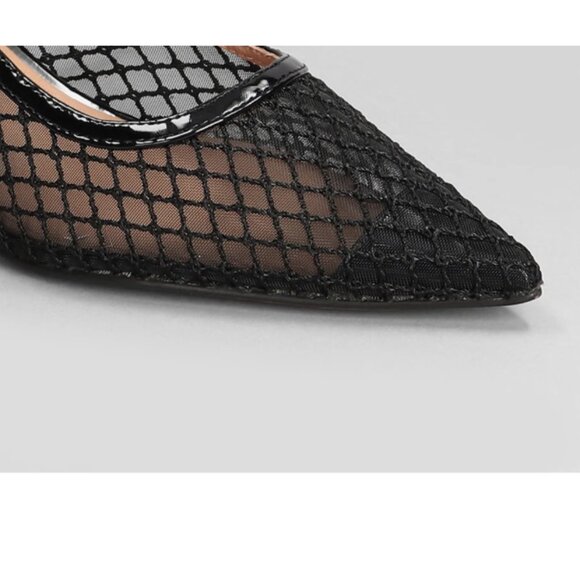 NEW Bibi Lou Elisa 55 Pumps In Black Fabric Slingback Heels 7257M4 - Picture 5 of 9